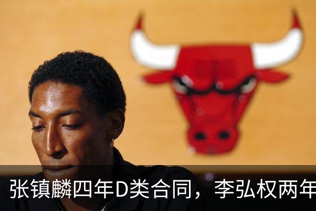 张镇麟四年D类合同，李弘权两年C类合同，偰李永祎三年B类合同